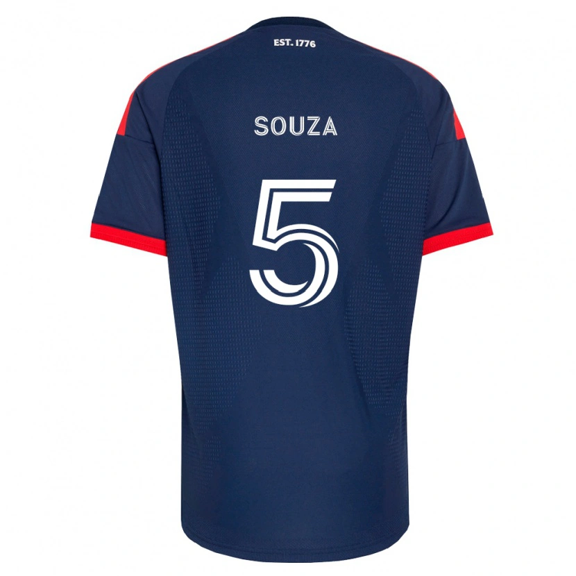 Danxen Herren Victor Souza #5 Königsblau Rot Weiß Heimtrikot Trikot 2026/27 T-Shirt