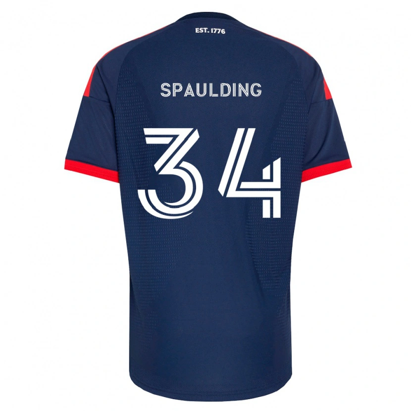 Danxen Herren Ryan Spaulding #34 Königsblau Rot Weiß Heimtrikot Trikot 2026/27 T-Shirt