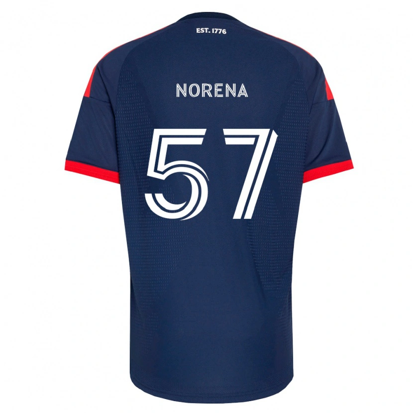Danxen Herren Bryan Norena #57 Königsblau Rot Weiß Heimtrikot Trikot 2026/27 T-Shirt