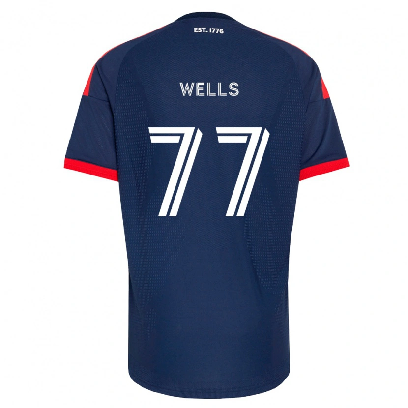 Danxen Herren Makai Wells #77 Königsblau Rot Weiß Heimtrikot Trikot 2026/27 T-Shirt