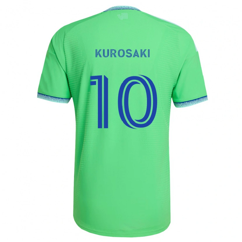 Danxen Herren Yuuka Kurosaki #10 Grün Hellblau Heimtrikot Trikot 2026/27 T-Shirt