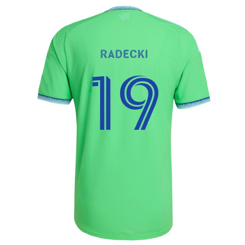 Danxen Herren Taylor Radecki #19 Grün Hellblau Heimtrikot Trikot 2026/27 T-Shirt