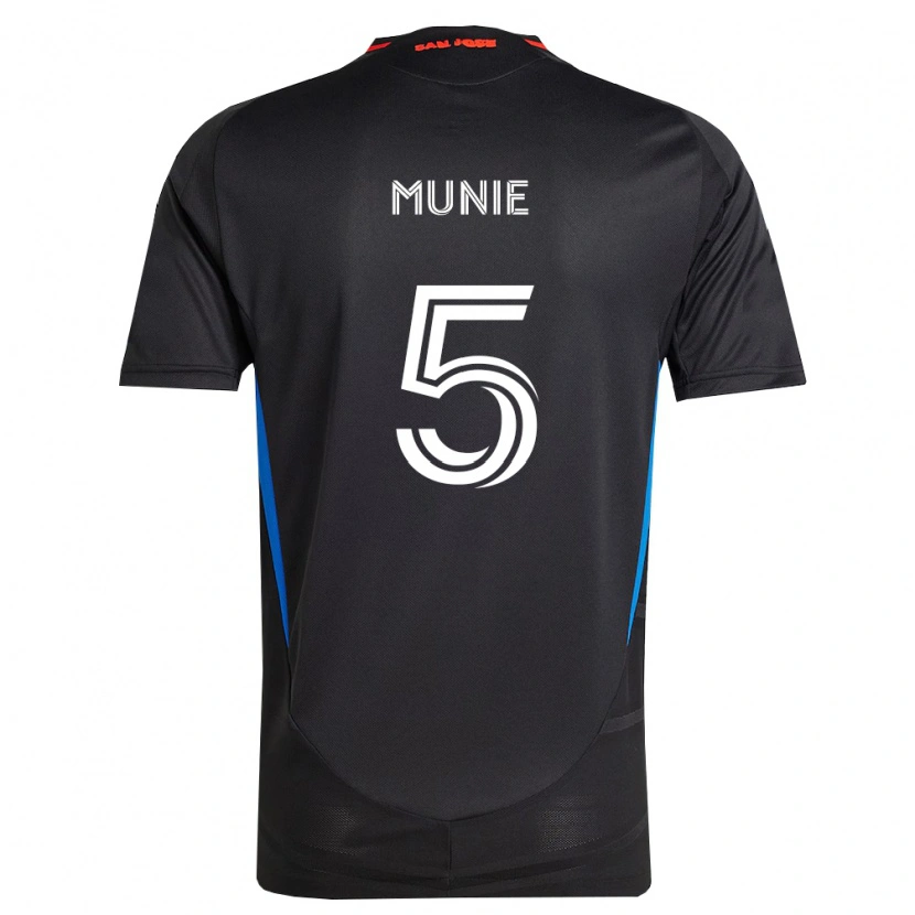 Danxen Herren Daniel Munie #5 Blau Weiß Schwarz Heimtrikot Trikot 2026/27 T-Shirt