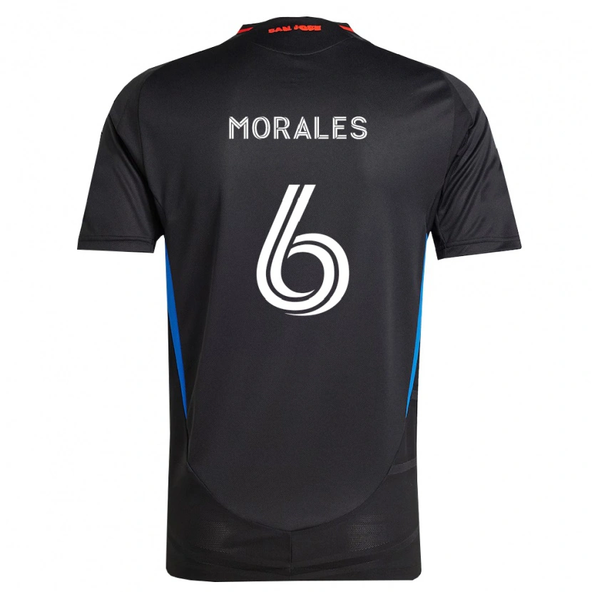 Danxen Herren Alfredo Morales #6 Blau Weiß Schwarz Heimtrikot Trikot 2026/27 T-Shirt