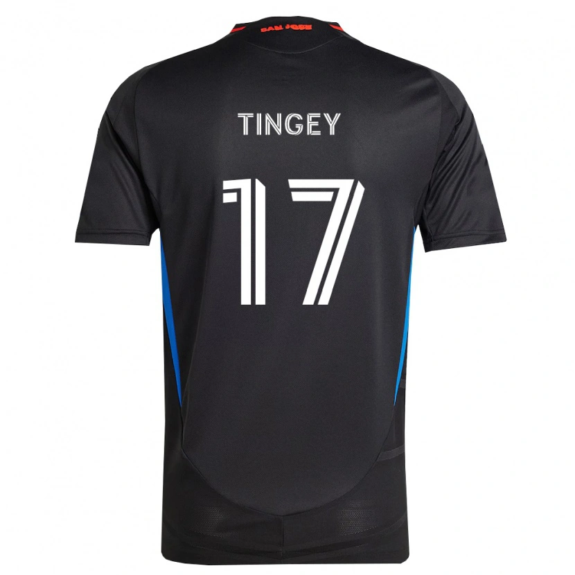 Danxen Herren Keegan Tingey #17 Blau Weiß Schwarz Heimtrikot Trikot 2026/27 T-Shirt