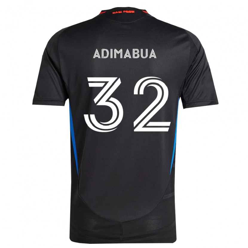Danxen Herren Nonso Adimabua #32 Blau Weiß Schwarz Heimtrikot Trikot 2026/27 T-Shirt