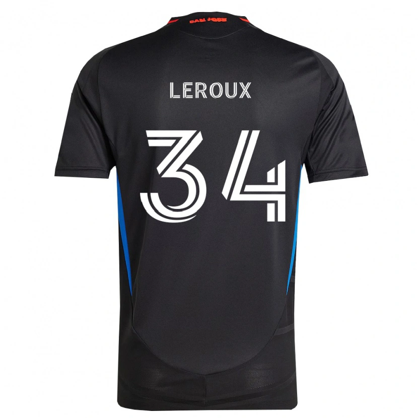 Danxen Herren Beau Leroux #34 Blau Weiß Schwarz Heimtrikot Trikot 2026/27 T-Shirt