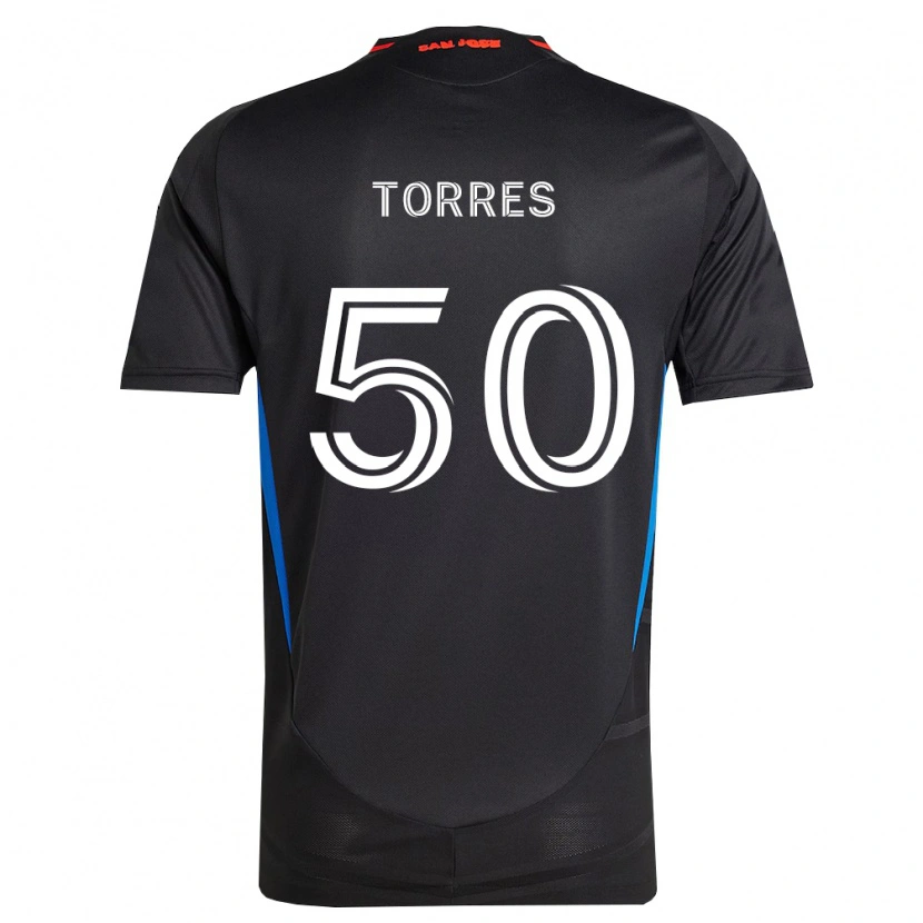 Danxen Herren Jorge Torres #50 Blau Weiß Schwarz Heimtrikot Trikot 2026/27 T-Shirt