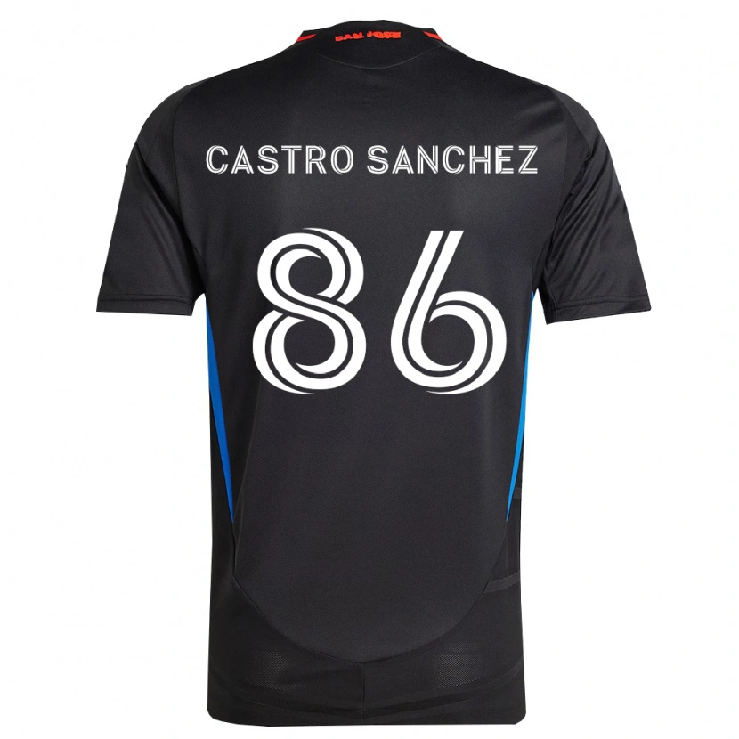 Danxen Herren Andy Castro Sanchez #86 Blau Weiß Schwarz Heimtrikot Trikot 2026/27 T-Shirt