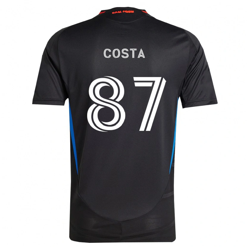 Danxen Herren Vítor Costa #87 Blau Weiß Schwarz Heimtrikot Trikot 2026/27 T-Shirt