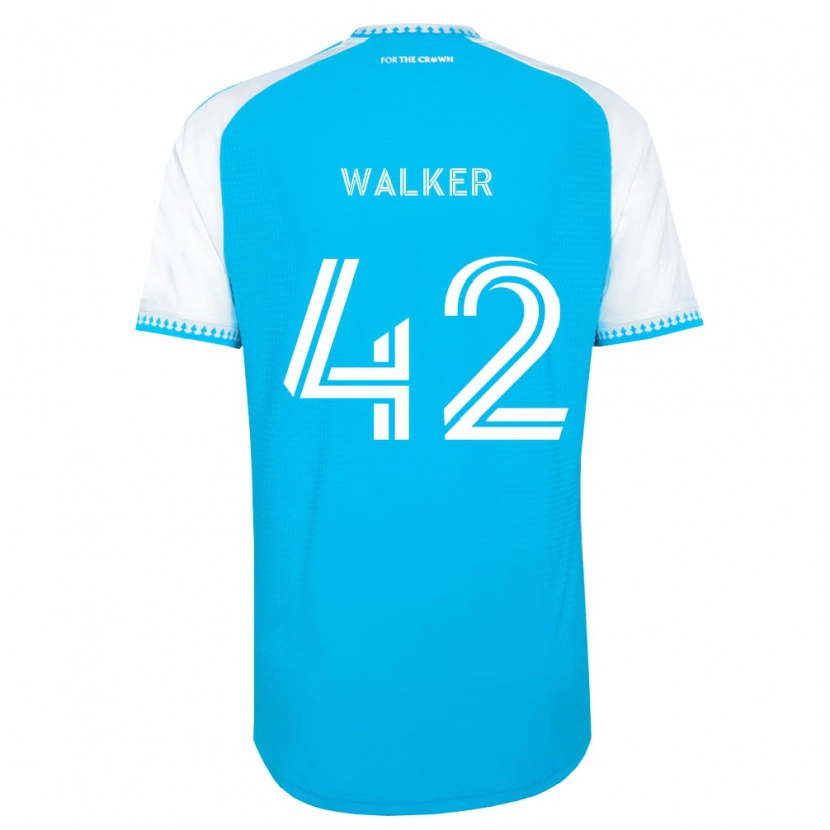 Danxen Herren Isaac Walker #42 Himmelblau Weiß Schwarz Heimtrikot Trikot 2026/27 T-Shirt