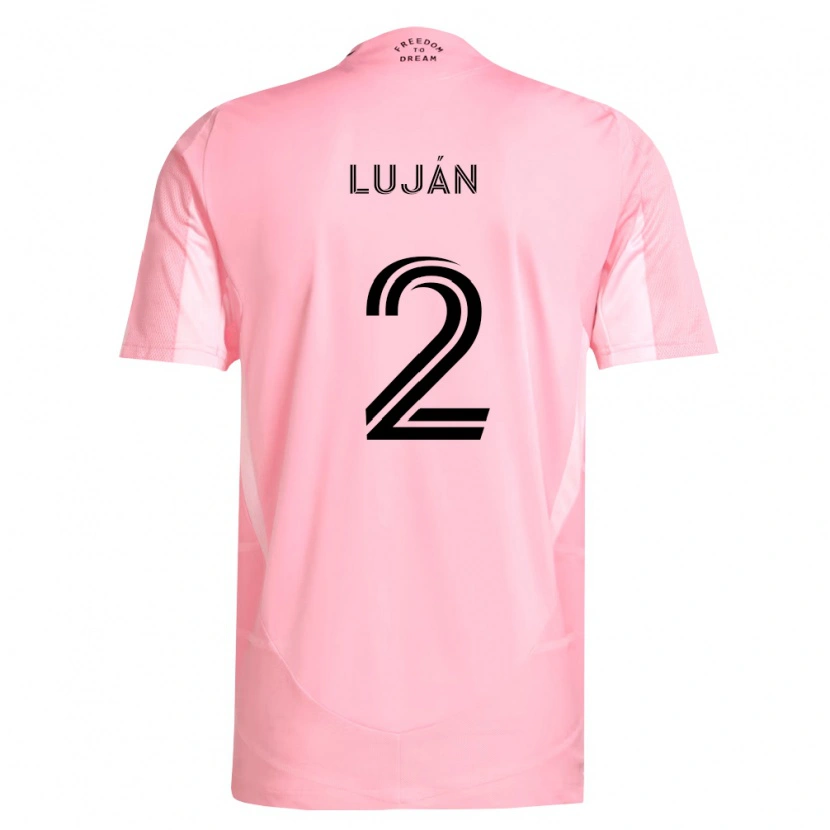 Danxen Herren Gonzalo Luján #2 Pink Schwarz Heimtrikot Trikot 2026/27 T-Shirt