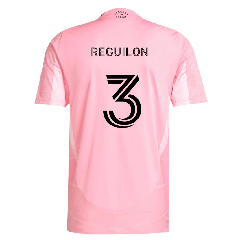 Danxen Herren Sergio Reguilón #3 Pink Schwarz Heimtrikot Trikot 2026/27 T-Shirt
