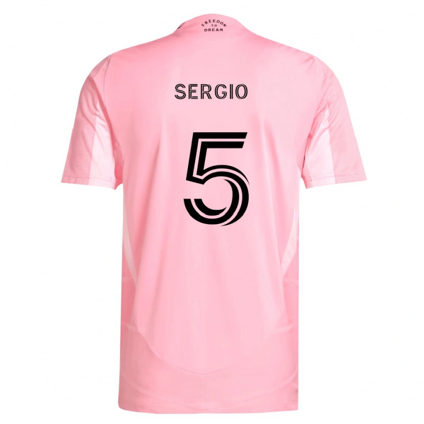 Danxen Herren Sergio Busquets #5 Pink Schwarz Heimtrikot Trikot 2026/27 T-Shirt
