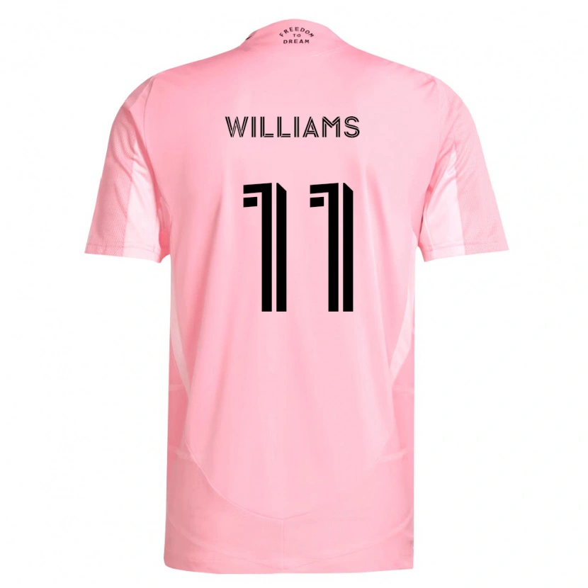 Danxen Herren Chaz Williams #11 Pink Schwarz Heimtrikot Trikot 2026/27 T-Shirt