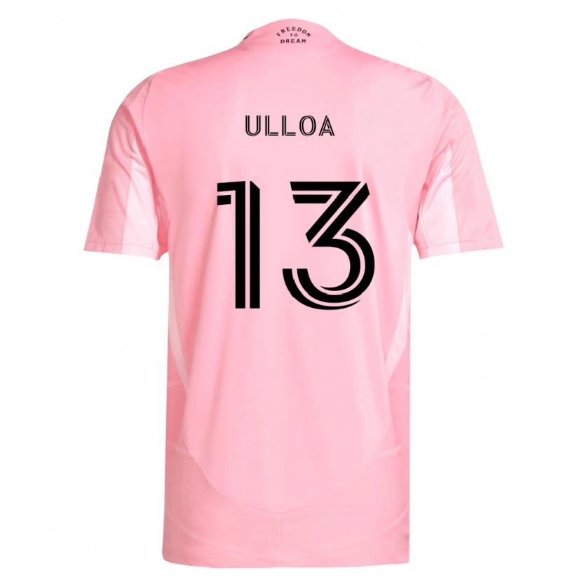 Danxen Herren Víctor Ulloa #13 Pink Schwarz Heimtrikot Trikot 2026/27 T-Shirt