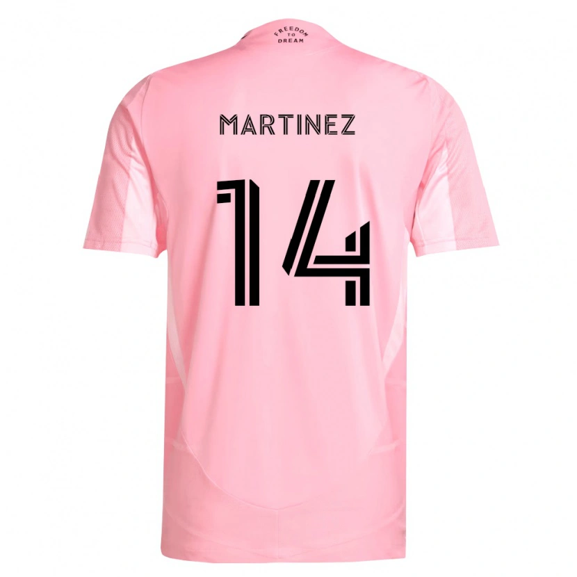 Danxen Herren David Martinez #14 Pink Schwarz Heimtrikot Trikot 2026/27 T-Shirt