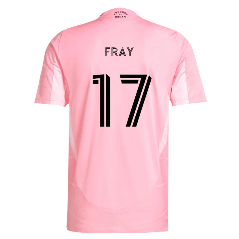 Danxen Herren Ian Fray #17 Pink Schwarz Heimtrikot Trikot 2026/27 T-Shirt