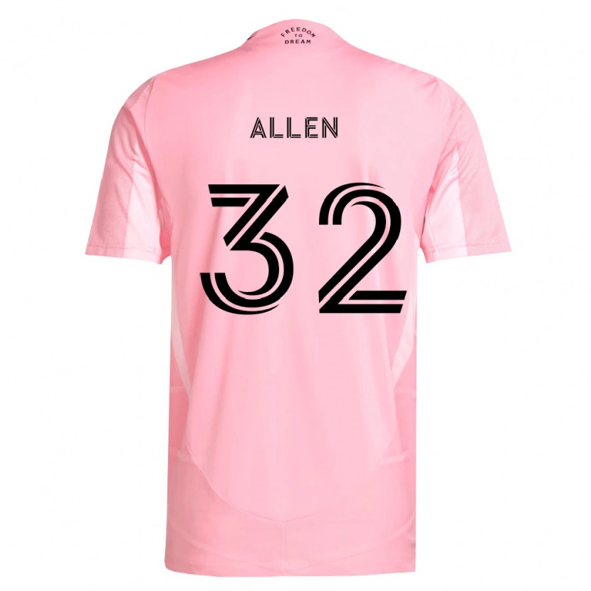 Danxen Herren Noah Allen #32 Pink Schwarz Heimtrikot Trikot 2026/27 T-Shirt