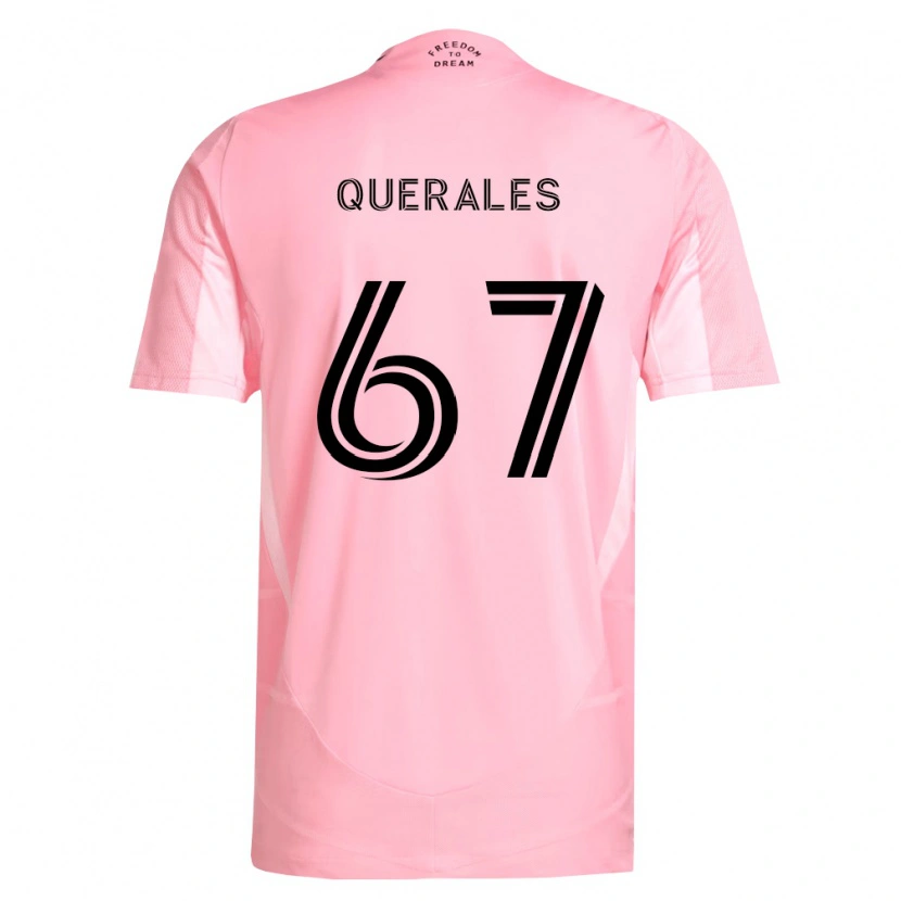 Danxen Herren Arturo Querales #67 Pink Schwarz Heimtrikot Trikot 2026/27 T-Shirt