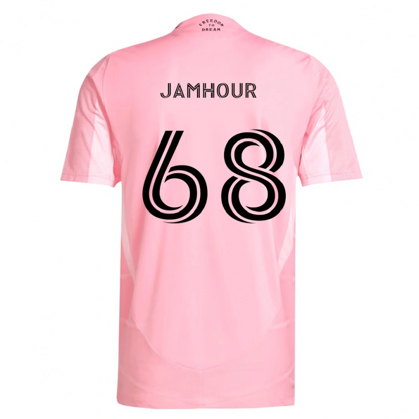 Danxen Herren Mohammed Jamhour #68 Pink Schwarz Heimtrikot Trikot 2026/27 T-Shirt