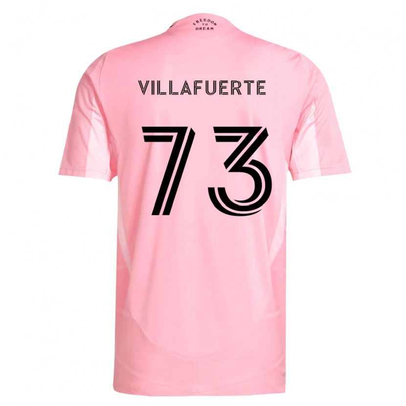 Danxen Herren Kendry Villafuerte #73 Pink Schwarz Heimtrikot Trikot 2026/27 T-Shirt