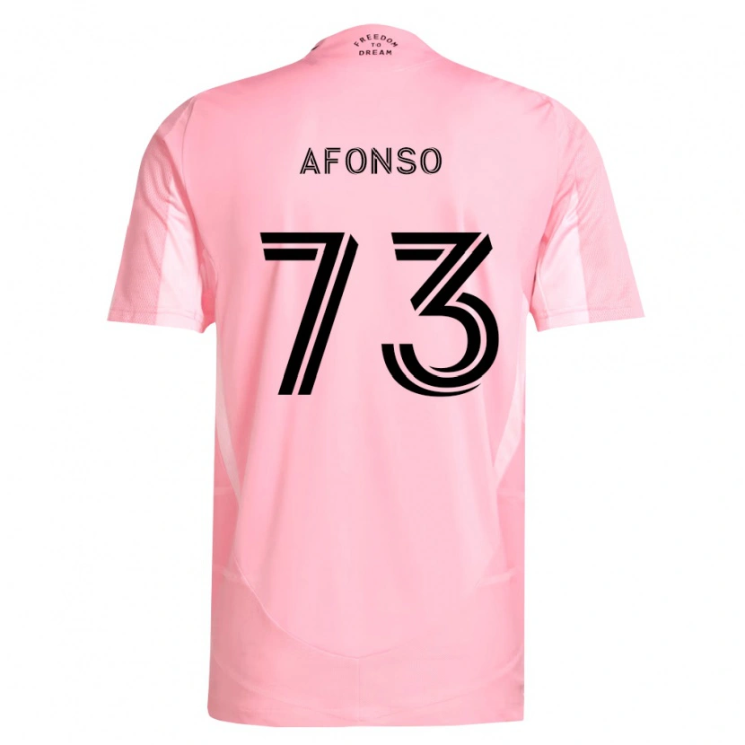 Danxen Herren Leo Afonso #73 Pink Schwarz Heimtrikot Trikot 2026/27 T-Shirt