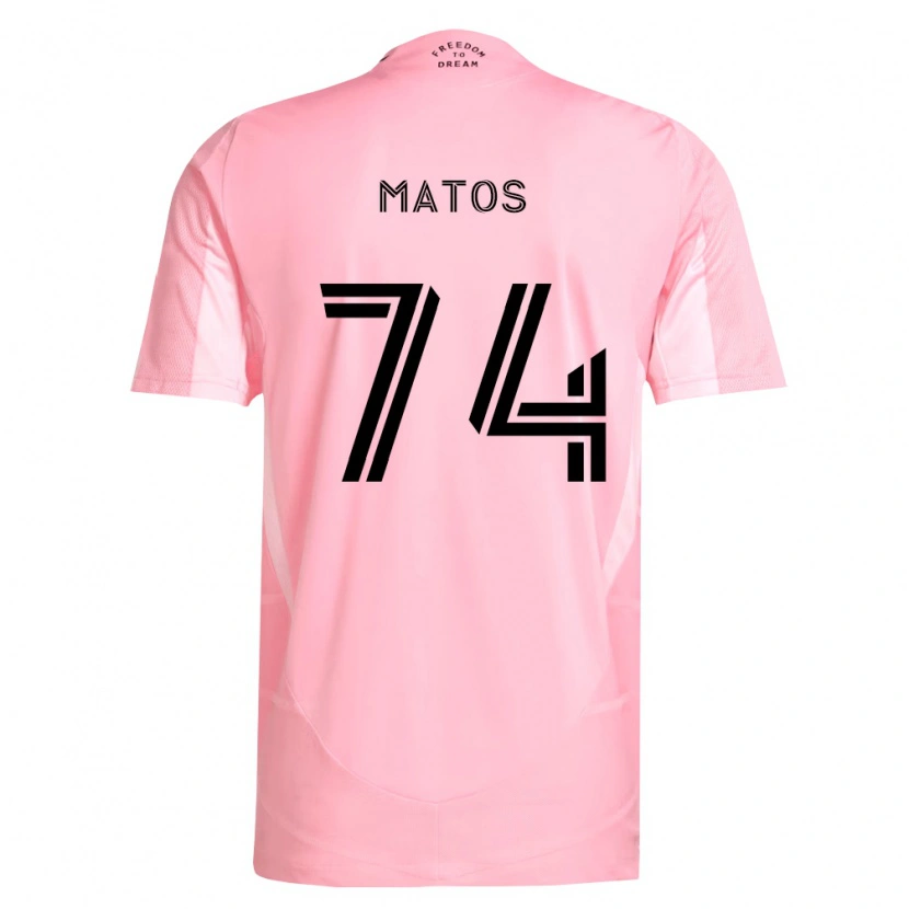 Danxen Herren Diego Matos #74 Pink Schwarz Heimtrikot Trikot 2026/27 T-Shirt