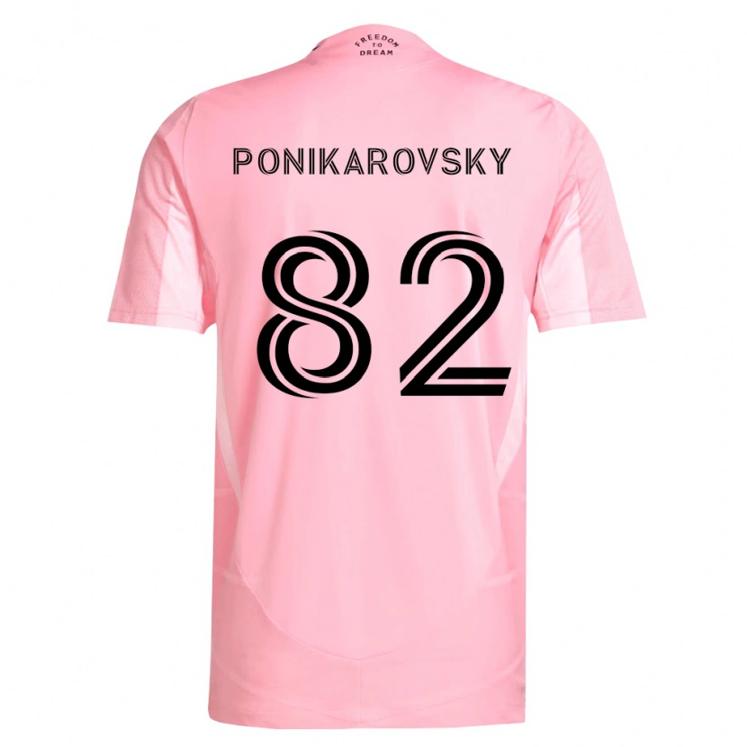 Danxen Herren Max Ponikarovsky #82 Pink Schwarz Heimtrikot Trikot 2026/27 T-Shirt