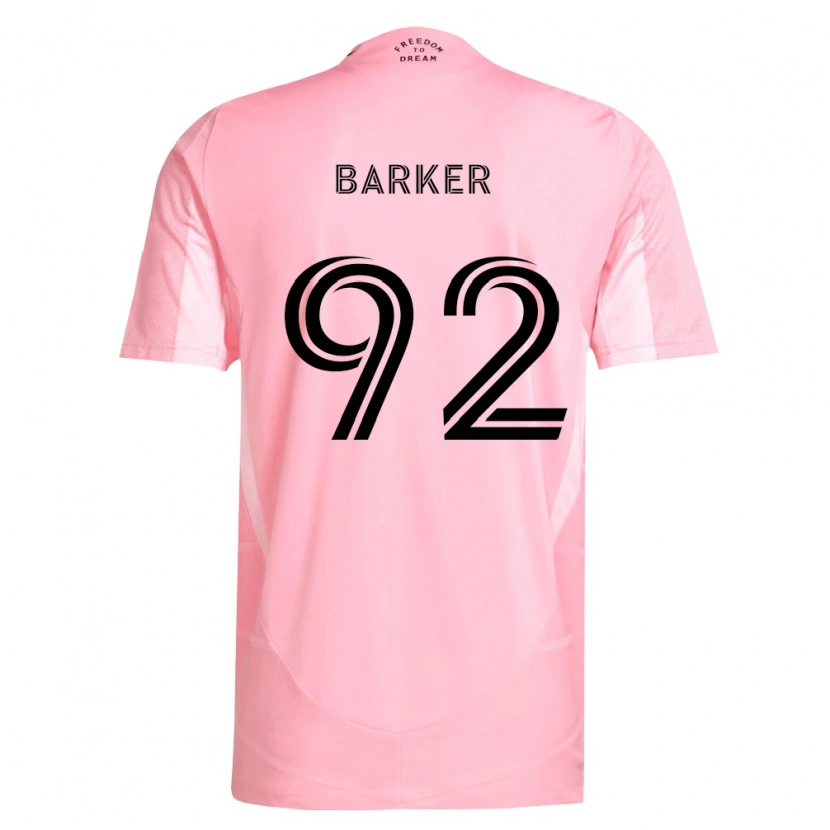 Danxen Herren Lucas Barker #92 Pink Schwarz Heimtrikot Trikot 2026/27 T-Shirt