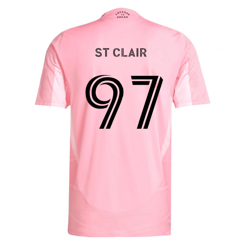 Danxen Herren Dayne St. Clair #97 Pink Schwarz Heimtrikot Trikot 2026/27 T-Shirt