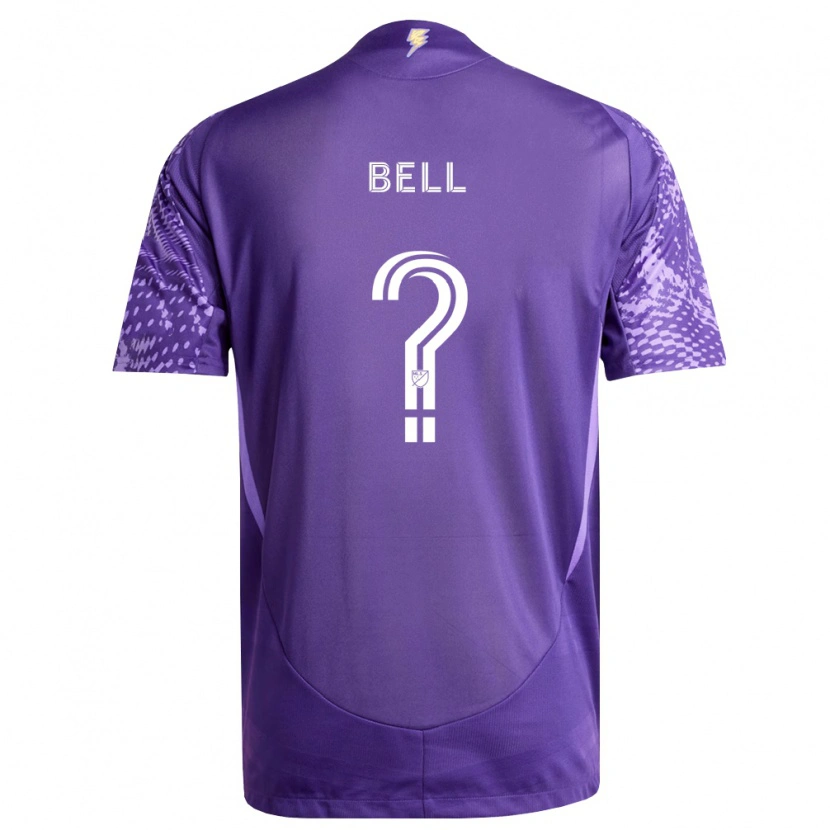 Danxen Herren Dominic Bell #0 Violett Weiß Heimtrikot Trikot 2026/27 T-Shirt