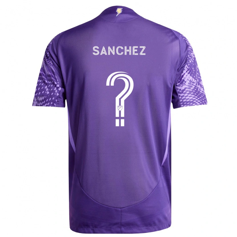 Danxen Herren Fernando Sanchez #0 Violett Weiß Heimtrikot Trikot 2026/27 T-Shirt