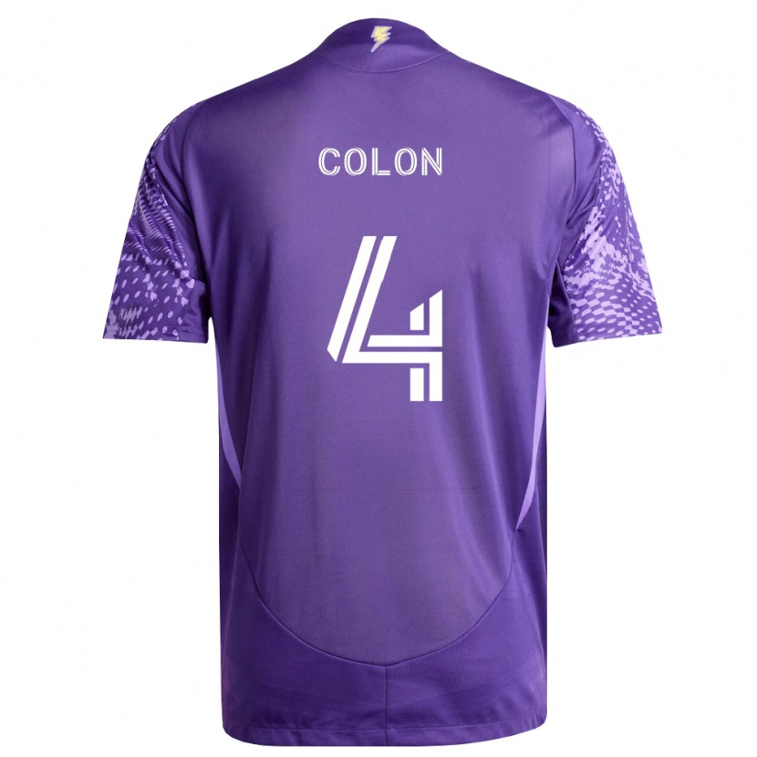 Danxen Herren Xzavier Colon #4 Violett Weiß Heimtrikot Trikot 2026/27 T-Shirt