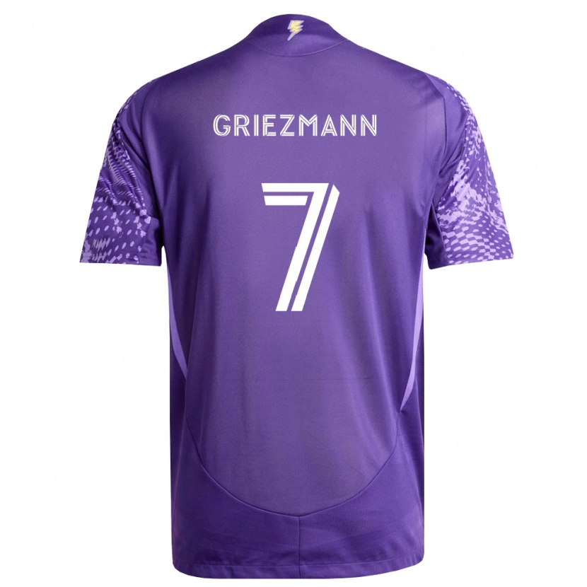 Danxen Herren Antoine Griezmann #7 Violett Weiß Heimtrikot Trikot 2026/27 T-Shirt