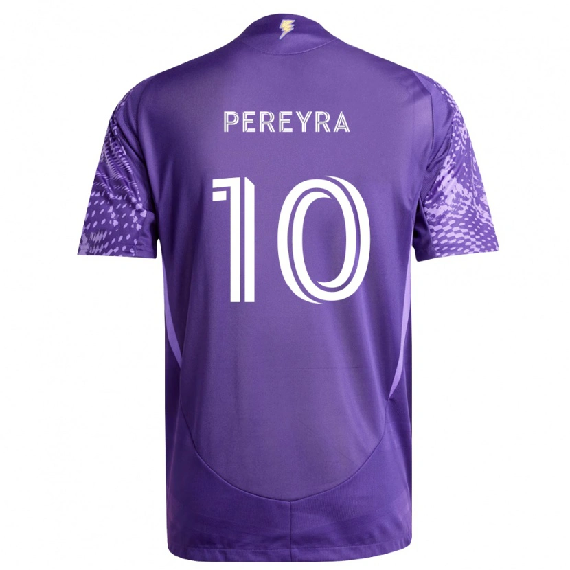 Danxen Herren Mauricio Pereyra #10 Violett Weiß Heimtrikot Trikot 2026/27 T-Shirt