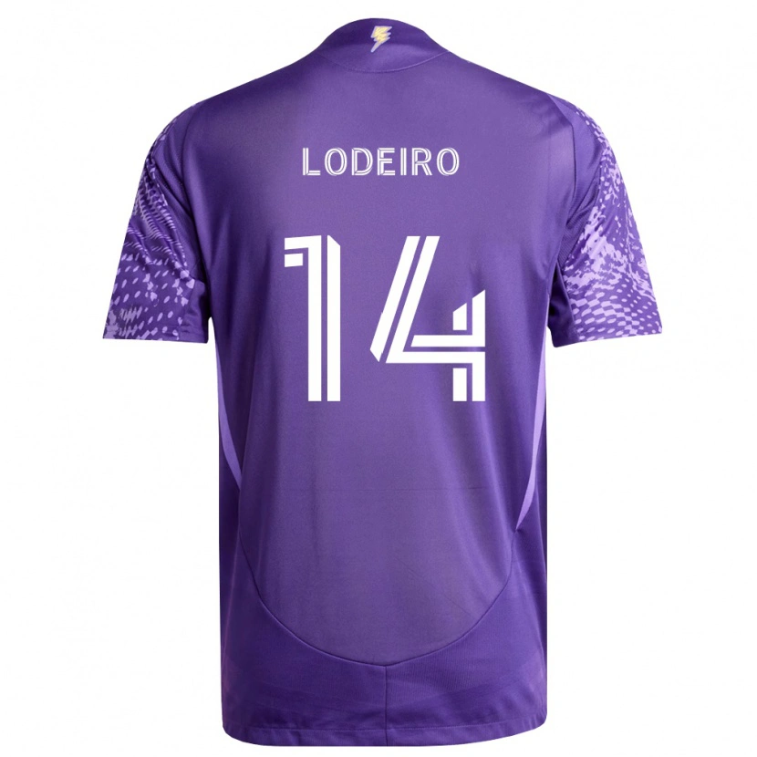 Danxen Herren Nicolás Lodeiro #14 Violett Weiß Heimtrikot Trikot 2026/27 T-Shirt