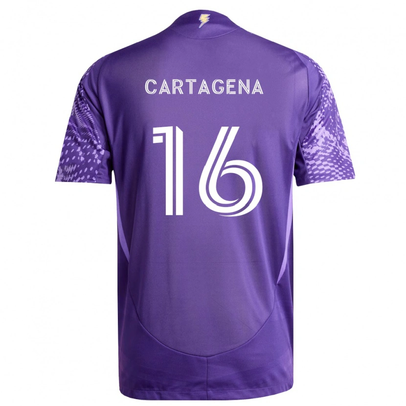 Danxen Herren Wilder Cartagena #16 Violett Weiß Heimtrikot Trikot 2026/27 T-Shirt
