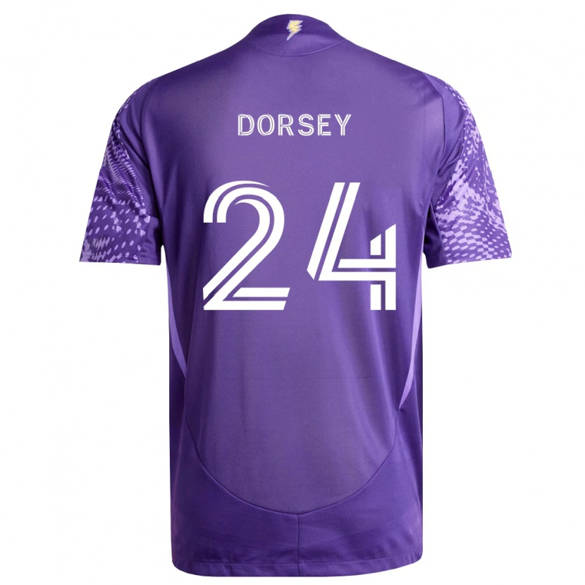 Danxen Herren Griffin Dorsey #24 Violett Weiß Heimtrikot Trikot 2026/27 T-Shirt