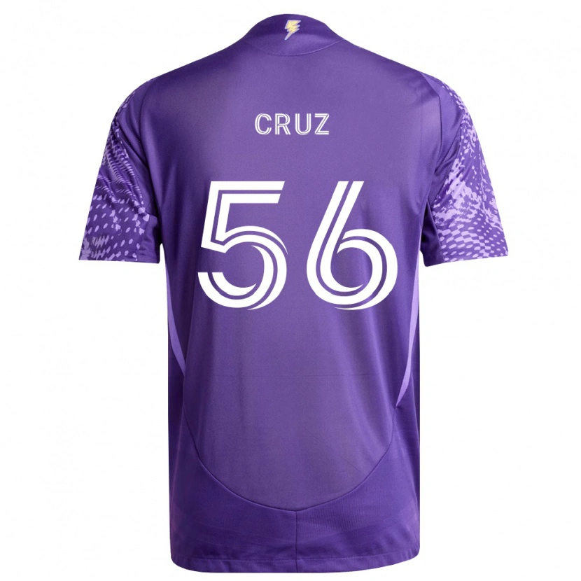 Danxen Herren Pedro Cruz #56 Violett Weiß Heimtrikot Trikot 2026/27 T-Shirt