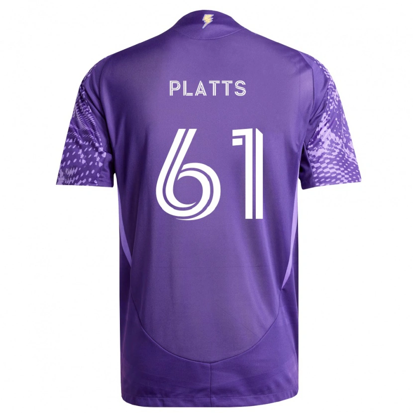 Danxen Herren Jackson Platts #61 Violett Weiß Heimtrikot Trikot 2026/27 T-Shirt