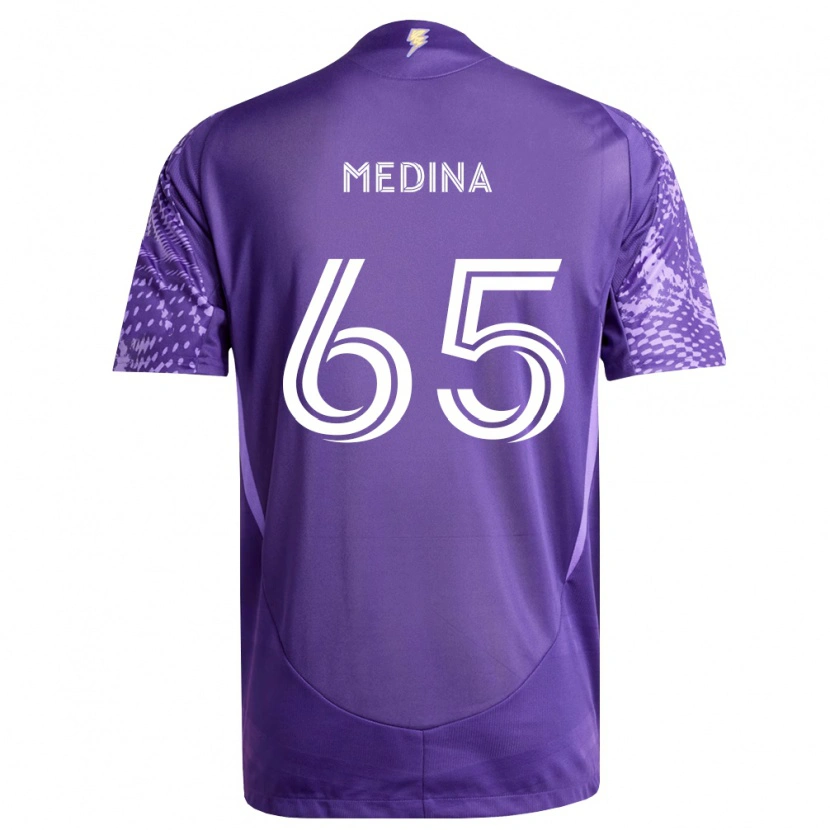Danxen Herren Cristian Medina #65 Violett Weiß Heimtrikot Trikot 2026/27 T-Shirt