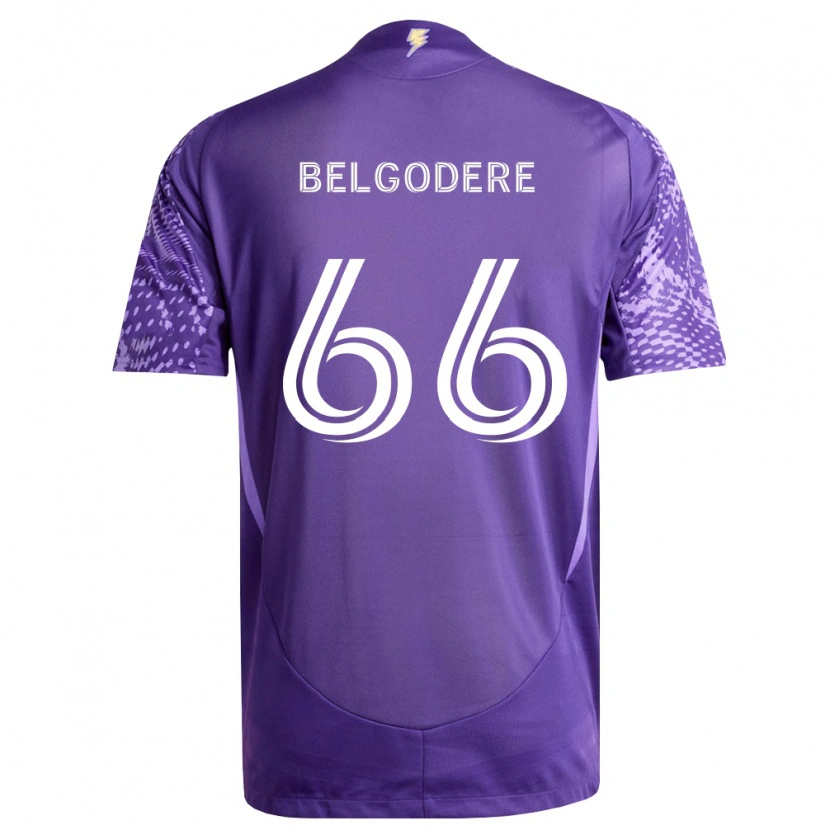 Danxen Herren Matthew Belgodere #66 Violett Weiß Heimtrikot Trikot 2026/27 T-Shirt