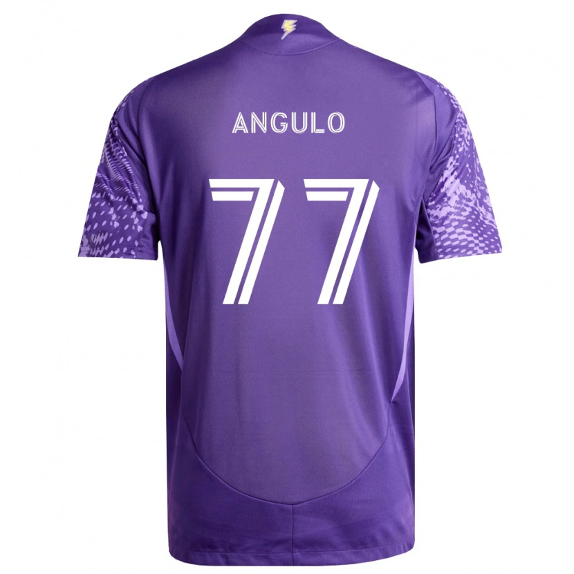 Danxen Herren Iván Angulo #77 Violett Weiß Heimtrikot Trikot 2026/27 T-Shirt