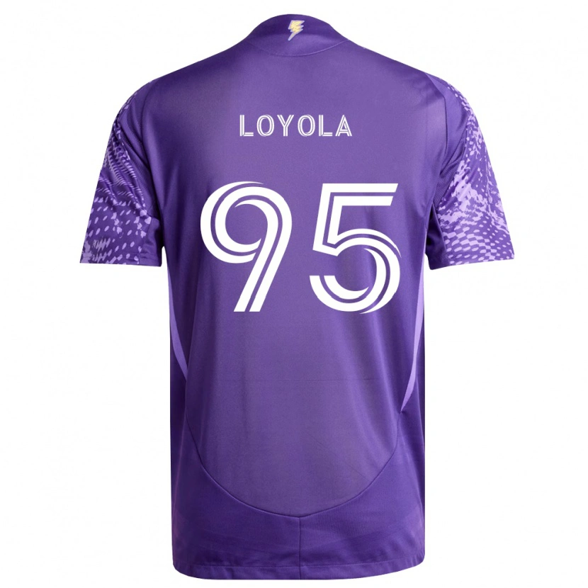 Danxen Herren Favian Loyola #95 Violett Weiß Heimtrikot Trikot 2026/27 T-Shirt