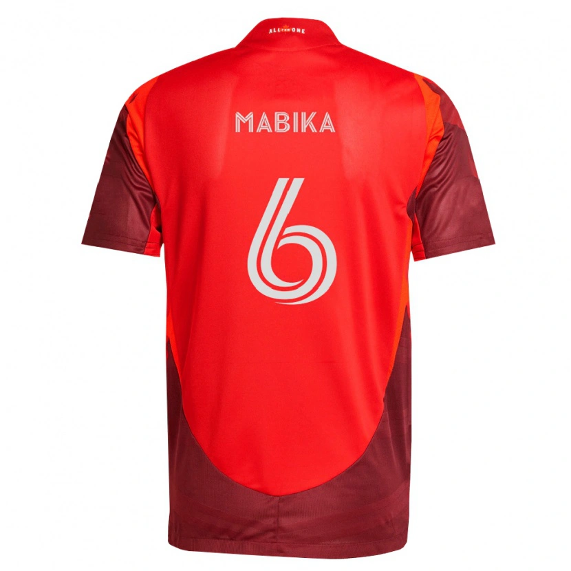 Danxen Herren Aimé Mabika #6 Burgund Rot Heimtrikot Trikot 2026/27 T-Shirt