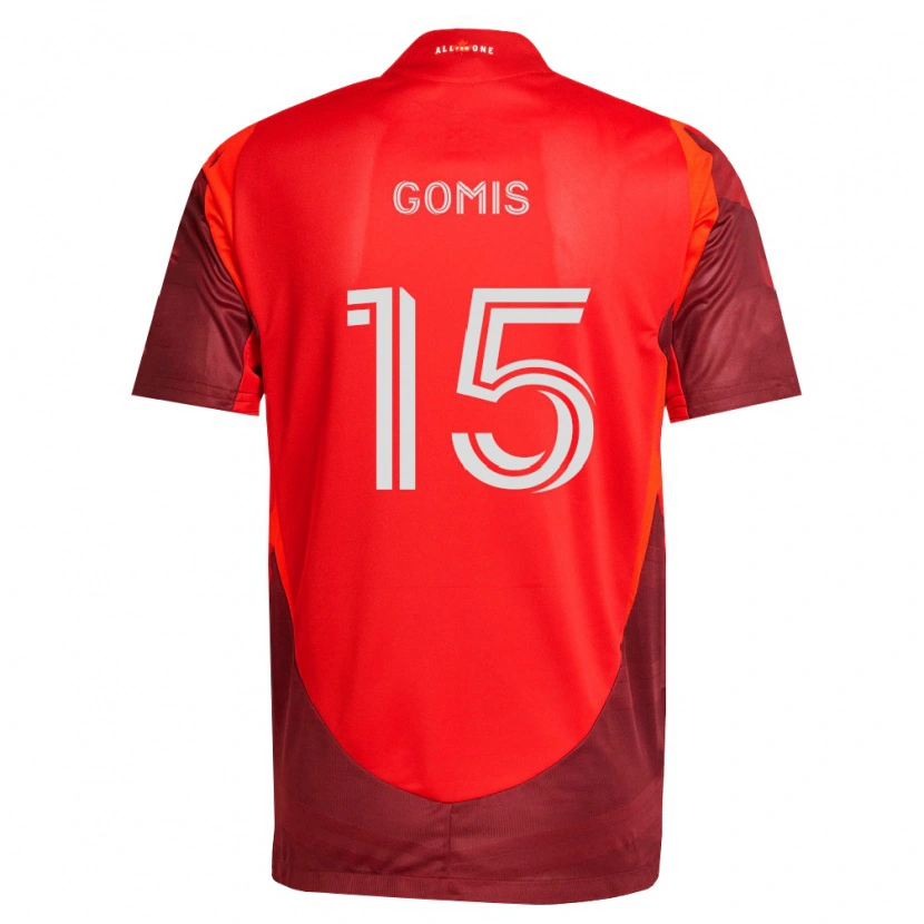 Danxen Herren Nicksoen Gomis #15 Burgund Rot Heimtrikot Trikot 2026/27 T-Shirt