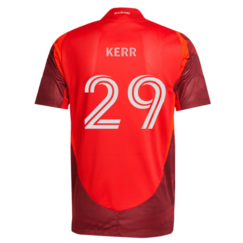 Danxen Herren Deandre Kerr #29 Burgund Rot Heimtrikot Trikot 2026/27 T-Shirt