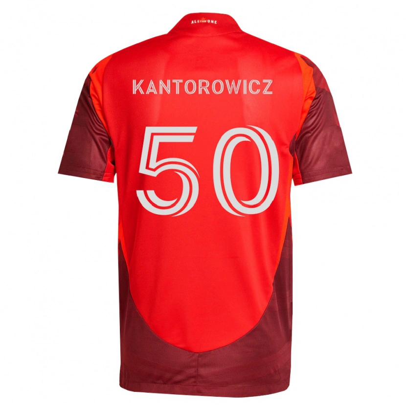 Danxen Herren Dominic Kantorowicz #50 Burgund Rot Heimtrikot Trikot 2026/27 T-Shirt