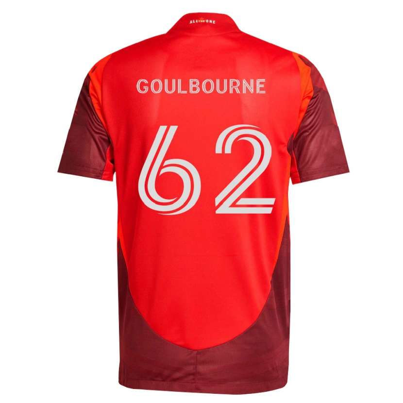 Danxen Herren Rohan Goulbourne #62 Burgund Rot Heimtrikot Trikot 2026/27 T-Shirt